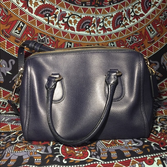 Coach Crossbody dark navy blue bag - Picture 5 of 6